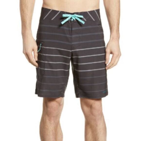 Patagonia Mens Hydropeak Boardshorts Mens‎ Sz 36 Swim Surf Trunk Shorts Gray - Picture 1 of 8